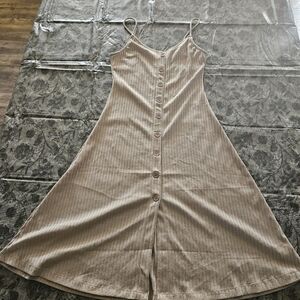 Tan/ cream dress